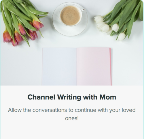 channel writing with mom class