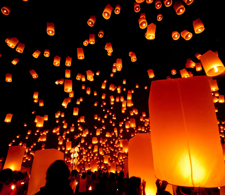 light lanterns